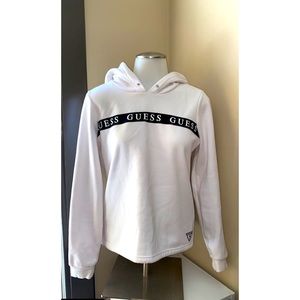 GUESS White Pullover Hoodie